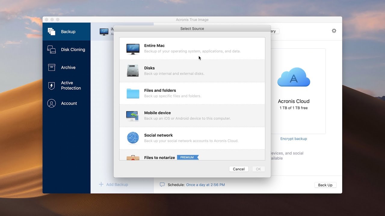acronis true image unlimited for pc and mac